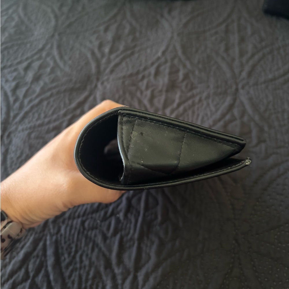 CHANEL Black Quilted Leather Logo Glasses/ Sunglasses Case - Picture 5 of 8